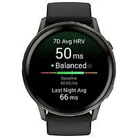 Garmin Venu 4 45mm Smartwatch - Slate/Black