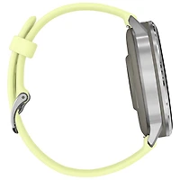 Montre intelligente de 45 mm Venu 4 de Garmin - Argenté/Jaune citron