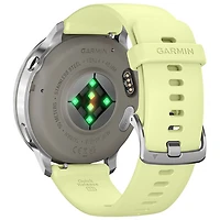 Montre intelligente de 45 mm Venu 4 de Garmin - Argenté/Jaune citron