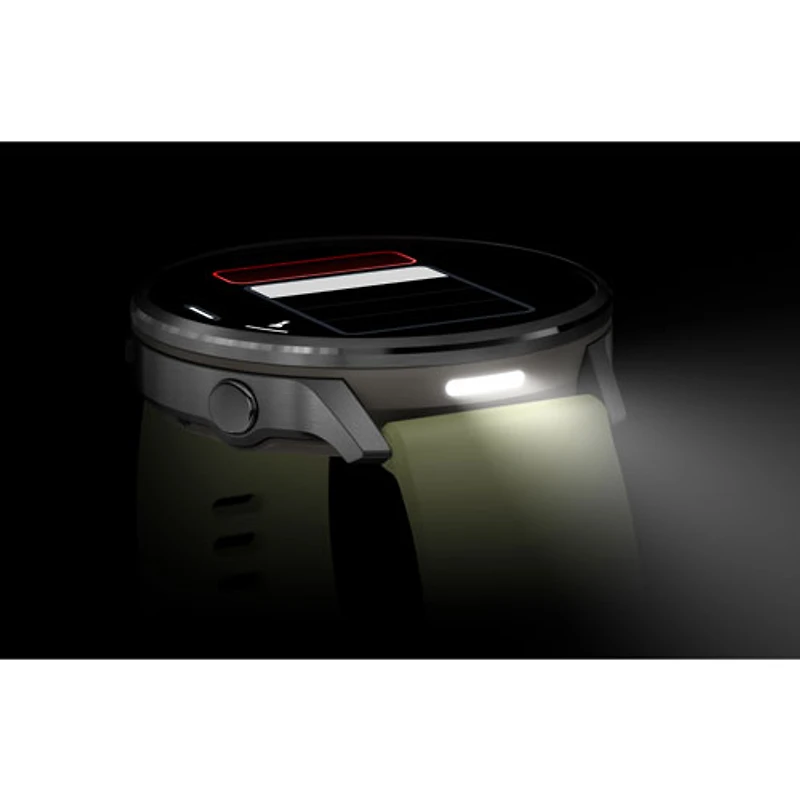 Montre intelligente de 45 mm Venu 4 de Garmin - Argenté/Jaune citron