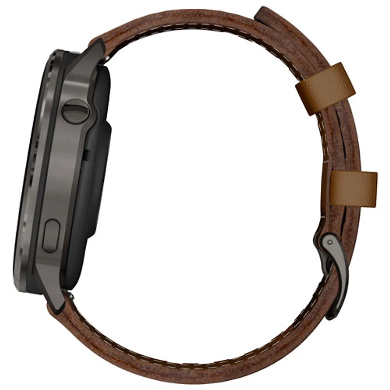 Garmin Venu 4 45mm Smartwatch - Slate/Brown