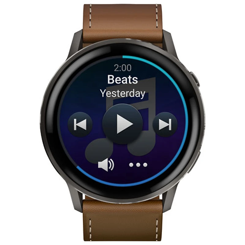 Garmin Venu 4 45mm Smartwatch - Slate/Brown