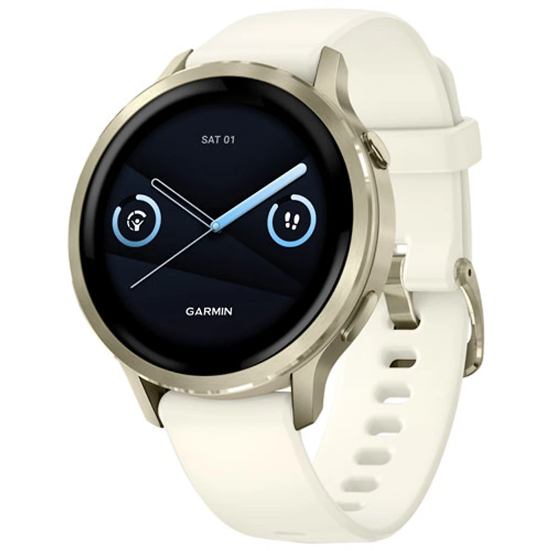 Garmin Venu 4 41mm Smartwatch - Lunar Gold/Bone