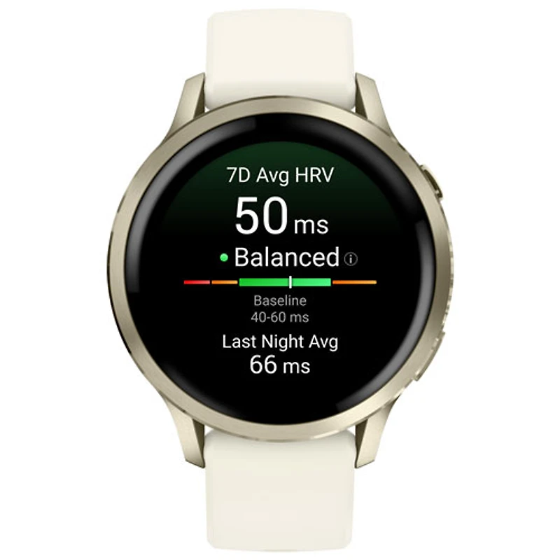 Garmin Venu 4 41mm Smartwatch - Lunar Gold/Bone