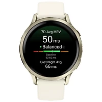 Garmin Venu 4 41mm Smartwatch - Lunar Gold/Bone