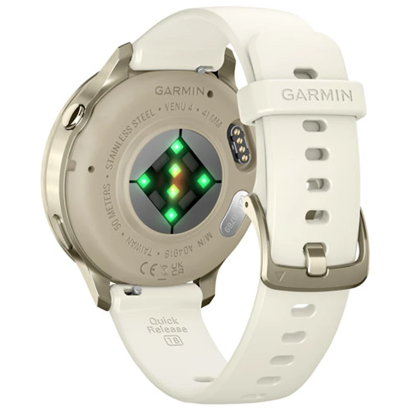 Garmin Venu 4 41mm Smartwatch - Lunar Gold/Bone