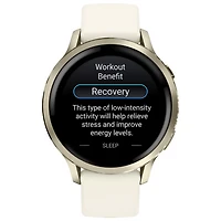 Garmin Venu 4 41mm Smartwatch - Lunar Gold/Bone