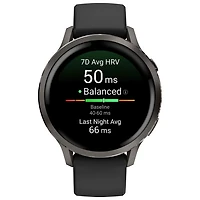 Montre intelligente de 41 mm Venu 4 de Garmin - Ardoise/Noir