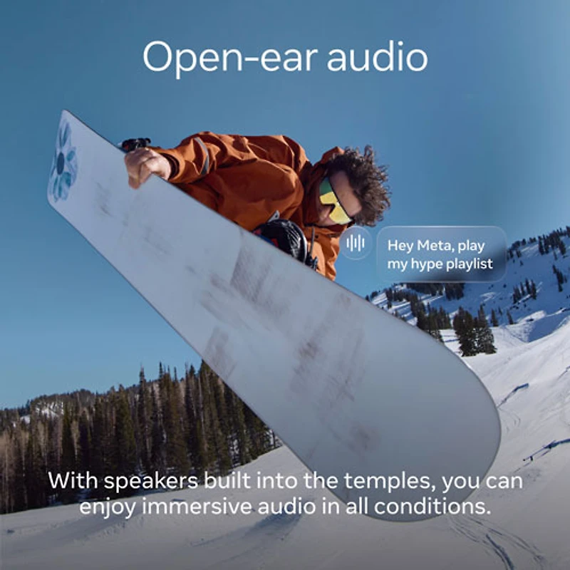 Lunettes Oakley Meta Vanguard avec Meta AI et compatibilité audio, photo et vidéo - Noir/Prizm 24K