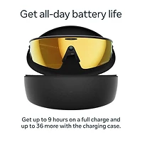 Lunettes Oakley Meta Vanguard avec Meta AI et compatibilité audio, photo et vidéo - Noir/Prizm 24K