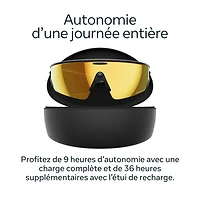 Lunettes Oakley Meta Vanguard avec Meta AI et compatibilité audio, photo et vidéo - Noir/Prizm 24K