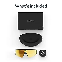 Lunettes Oakley Meta Vanguard avec Meta AI et compatibilité audio, photo et vidéo - Noir/Prizm 24K