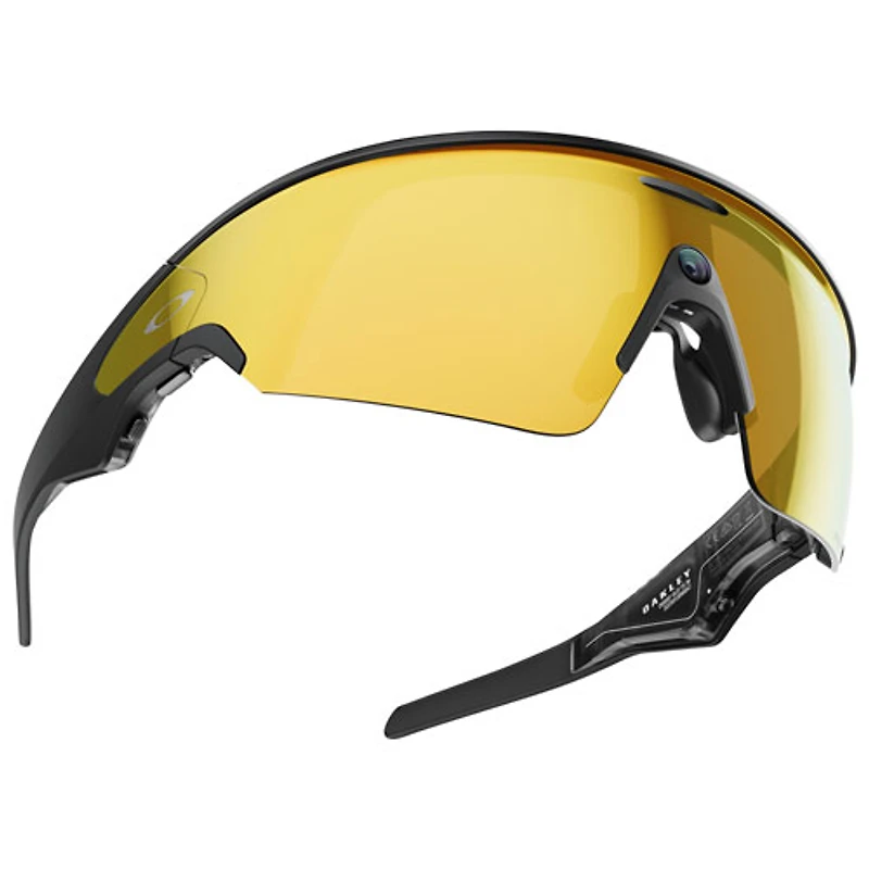Lunettes Oakley Meta Vanguard avec Meta AI et compatibilité audio, photo et vidéo - Noir/Prizm 24K