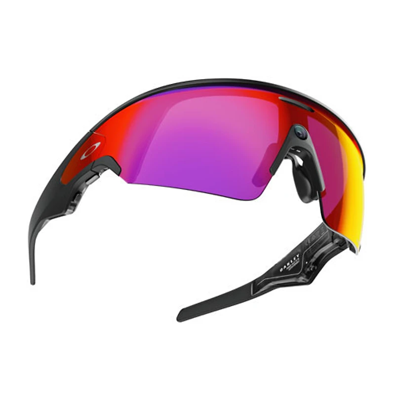 Lunettes Vanguard de Meta | Oakley avec Meta AI, audio, photo et vidéo - Noir/Verres Prizm Road