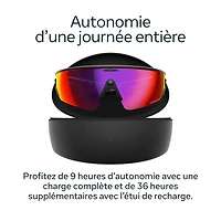 Lunettes Vanguard de Meta | Oakley avec Meta AI, audio, photo et vidéo - Noir/Verres Prizm Road