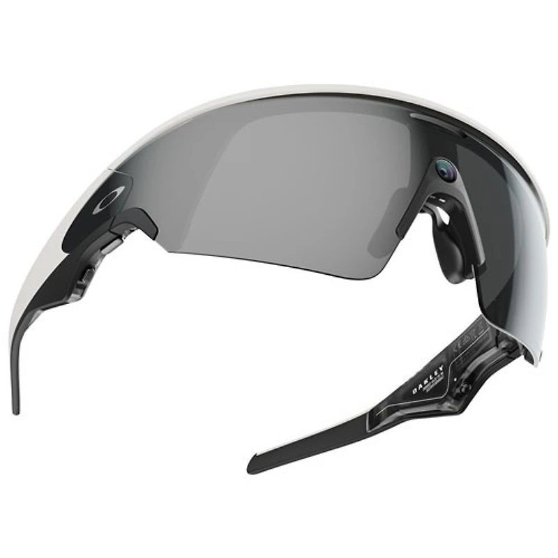 Lunettes Vanguard de Meta | Oakley avec Meta AI, audio, photo et vidéo - Blanc/Verres Prizm noirs