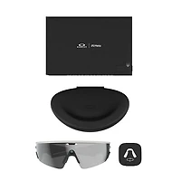Lunettes Vanguard de Meta | Oakley avec Meta AI, audio, photo et vidéo - Blanc/Verres Prizm noirs
