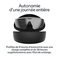 Lunettes Vanguard de Meta | Oakley avec Meta AI, audio, photo et vidéo - Blanc/Verres Prizm noirs