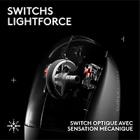 Souris de jeu optique sans fil de 44000 ppp Pro X Superlight 2 SE de Logitech G - Noir - Exclusivité de Best Buy
