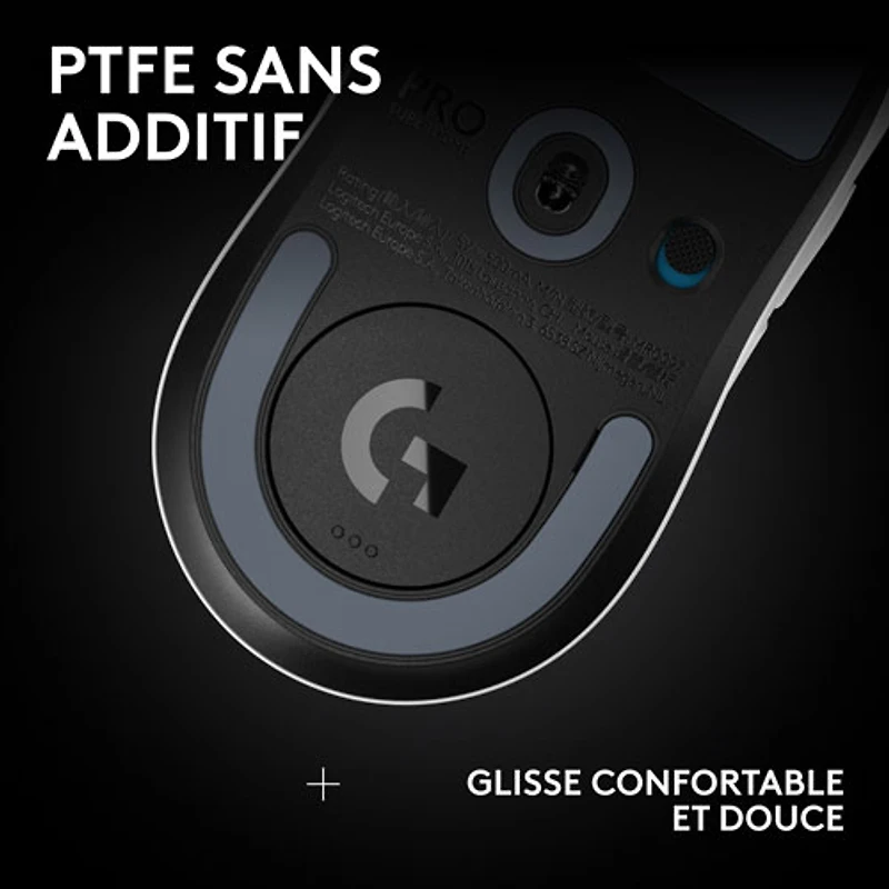 Souris de jeu optique sans fil de 44000 ppp PRO X Superlight 2 SE de Logitech - Blanc