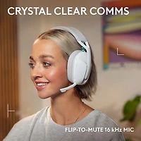 Casque de jeu sans fil G321 LIGHTSPEED de Logitech - Blanc