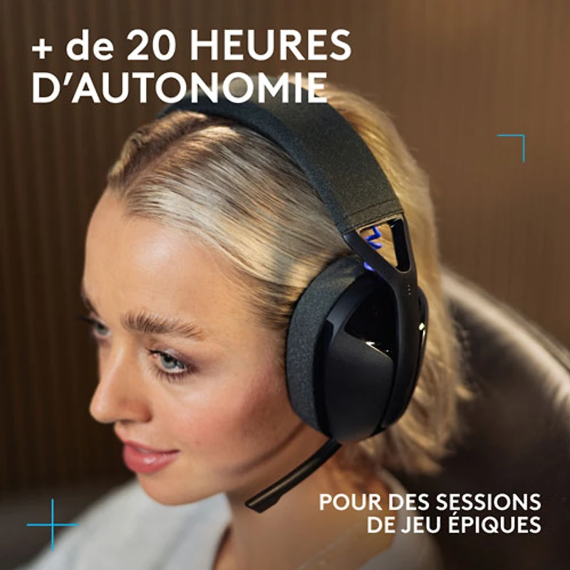 Logitech G321 LIGHTSPEED Wireless Gaming Headset - Black