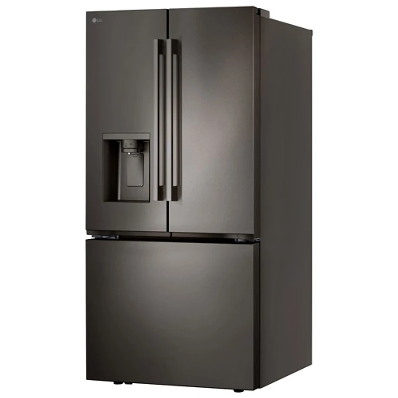 LG 36" 25.1 Cu. Ft. French Door Refrigerator with Water & Ice Dispenser (LF25H6330D) - Black Stainless Steel