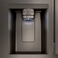 LG 36" 25.1 Cu. Ft. French Door Refrigerator with Water & Ice Dispenser (LF25H6330D) - Black Stainless Steel