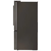 LG 36" 25.1 Cu. Ft. French Door Refrigerator with Water & Ice Dispenser (LF25H6330D) - Black Stainless Steel