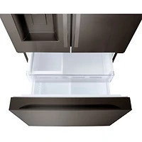 LG 36" 25.1 Cu. Ft. French Door Refrigerator with Water & Ice Dispenser (LF25H6330D) - Black Stainless Steel