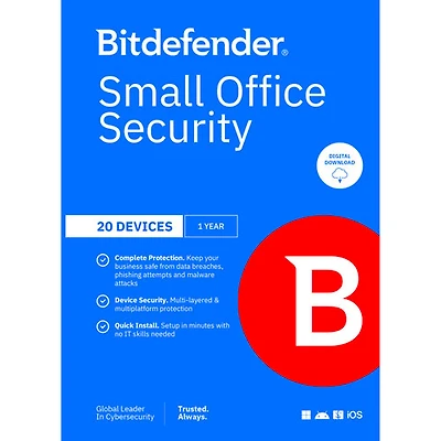 Bitdefender Small Office Security (PC/Mac/iOS/Android) - Device - User - 1 Year