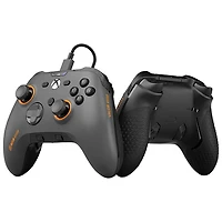 Manette avec fil performante Valor Pro de SCUF pour Xbox Series X|S/Xbox One - Gris acier