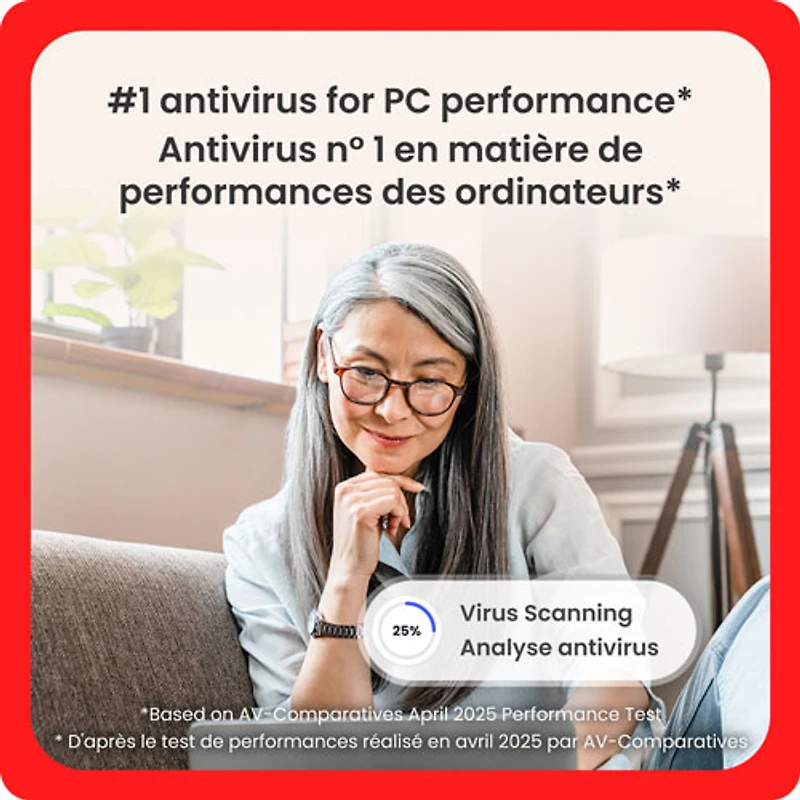 McAfee Total Protection (Windows/Mac/Android/iOS) - 3 appareils - 1 an - Téléchargement numérique - 2025