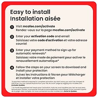 McAfee Total Protection (Windows/Mac/Android/iOS) - 5 Device - 1 Year - 2025