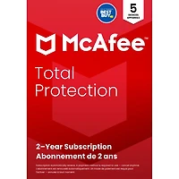 McAfee Total Protection (Windows/Mac/Android/iOS) - 5 Device - 2 Year - Digital Download - 2025 - Only at Best Buy