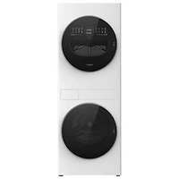 Whirlpool 3.2 Cu. Ft. Electric Washer & Heat Pump Dryer Combo (YWFH5424SW) - White