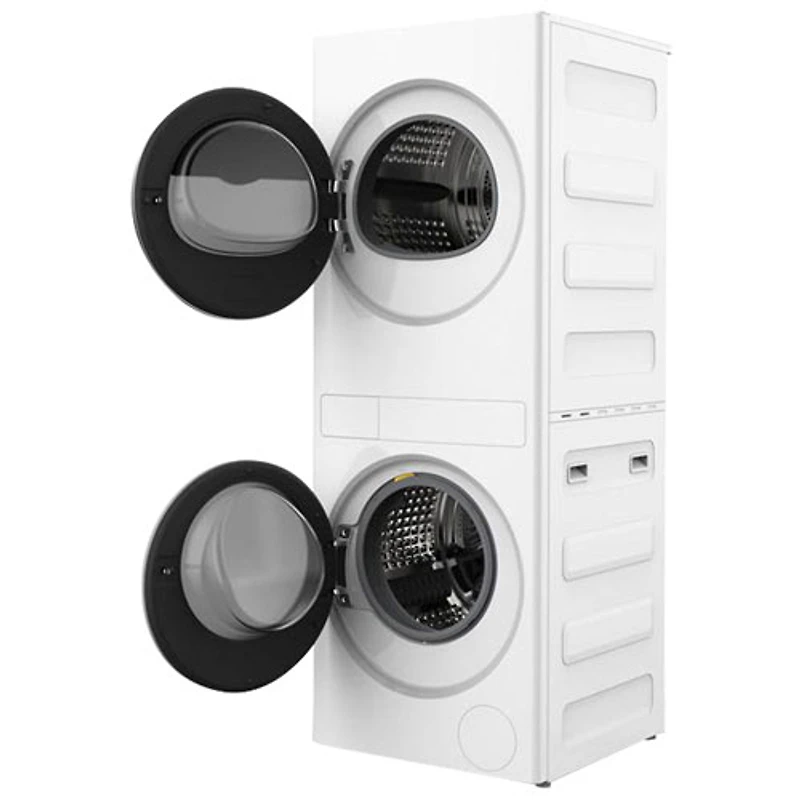 Whirlpool 3.2 Cu. Ft. Electric Washer & Heat Pump Dryer Combo (YWFH5424SW) - White