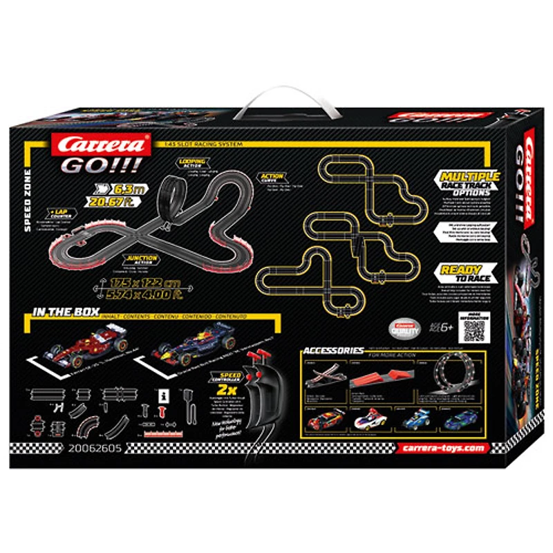 Carrera GO!!! Jeu de course analogique à échelle 1:43 avec voitures à fente
