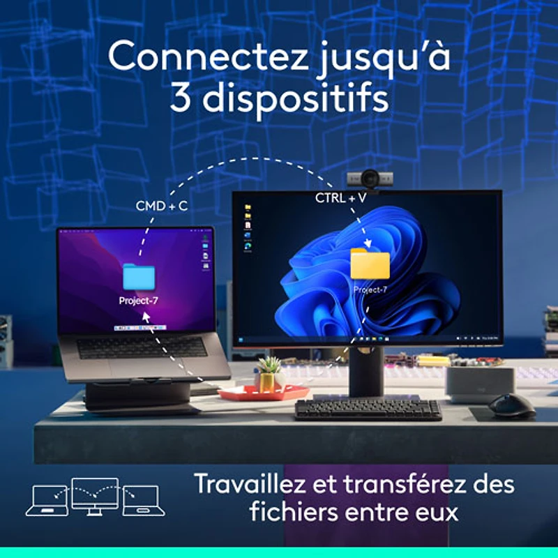 Souris avec capteur Darkfield haute précision MX Master 3S Bluetooth de Logitech - Noir