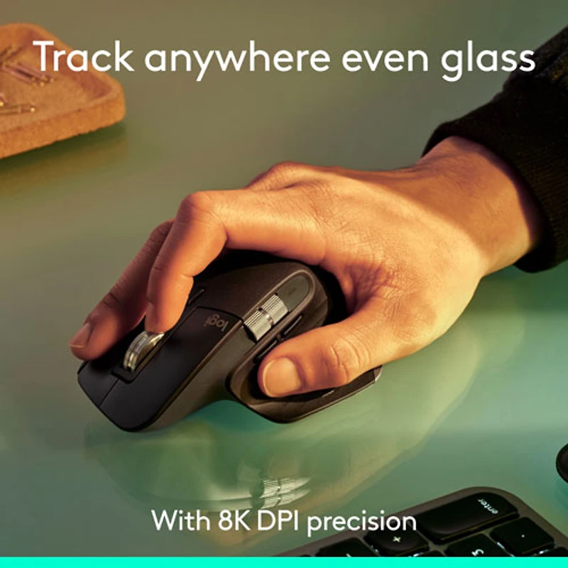 Souris avec capteur Darkfield haute précision MX Master 3S Bluetooth de Logitech - Noir