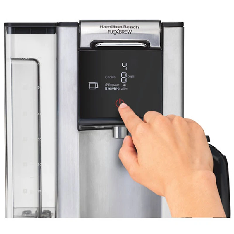 Cafetière de pointe 5-en-1 FlexBrew de Hamilton Beach - 12 tasses - Noir