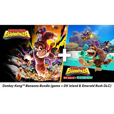 Donkey Kong Bananza Bundle: DK Island & Emerald Rush DLC (Switch 2) - Digital Download