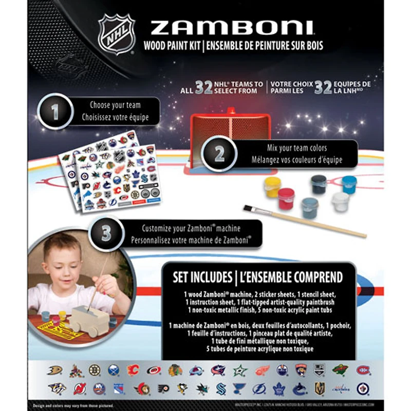 Ensemble de peinture sur bois NHL Zamboni de Masterpieces