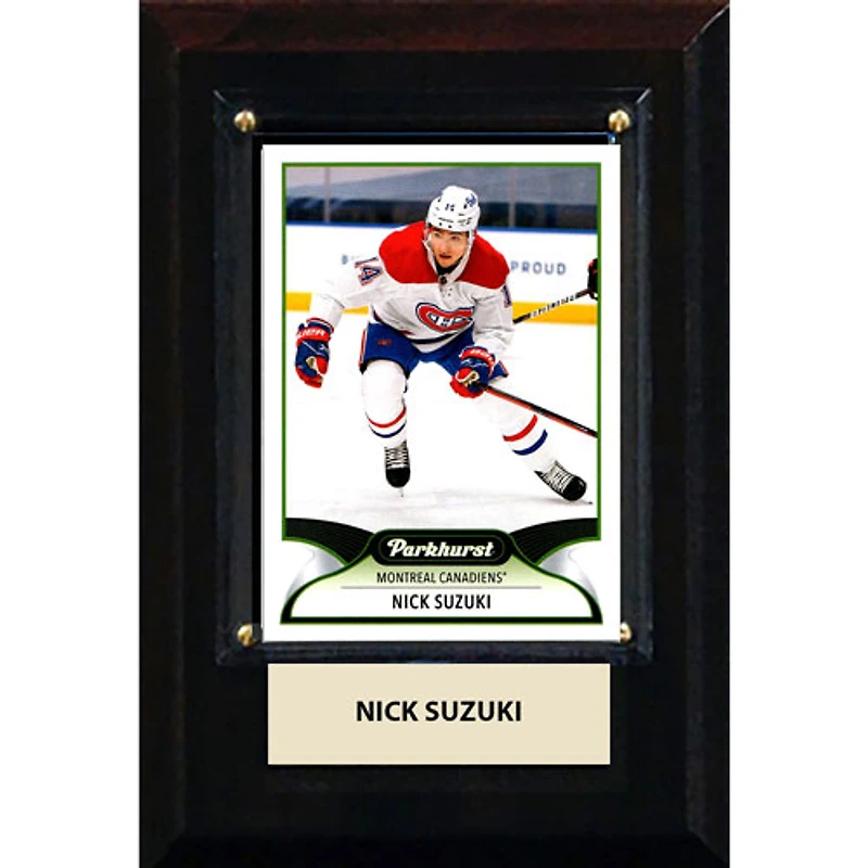 Plaque C&I Collectables : LNH - Canadiens de Montréal - Nick Suzuki