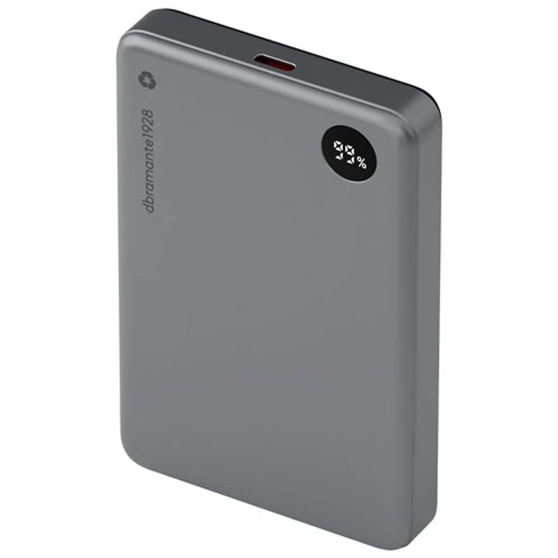 Dbramante1928 Re-Charge mAh 15W USB-C Power Bank with Wireless MagSafe and Qi2 Charger