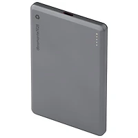 Chargeur portable USB-C 15 W 5000 mAh Re-Charge de Dbramante1928 avec chargeur Qi2 et MagSafe sans fil - Gris