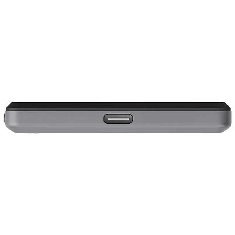 Chargeur portable USB-C 15 W 5000 mAh Re-Charge de Dbramante1928 avec chargeur Qi2 et MagSafe sans fil - Gris