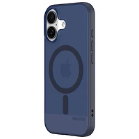 Étui rigide ajusté mince d'Incase Designs avec MagSafe pour iPhone 17 - Bleu foncé cosmique