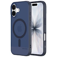 Étui rigide ajusté mince d'Incase Designs avec MagSafe pour iPhone 17 - Bleu foncé cosmique