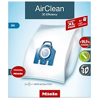 Miele HyClean Air GN Vacuum Dustbags for Complete C3 & Classic C1 - XL-Pack